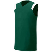 Youth Moisture Management V Neck Muscle Shirt