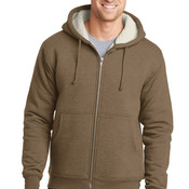 Heavyweight Sherpa Lined Hooded Fleece Jacket