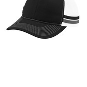 Two Stripe Snapback Trucker Cap