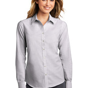 Ladies SuperPro Oxford Stripe Shirt