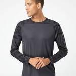 Cayman Performance Camo Colorblock Long Sleeve T-Shirt