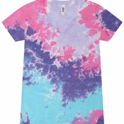 Women's Tie-Dyed V-Neck T-Shirt