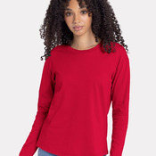 Women's Cotton Relaxed Long Sleeve T-Shirt