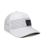 Striped 5-Panel Trucker Cap