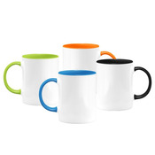 Colored Handle and Inside 11 oz Mug